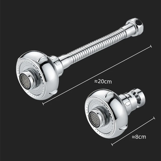 Rotatable Faucet Bubbler Nozzle Extension for Kitchen Faucet Aerator Shower Head Filter Bubbler Kitchen Accessories