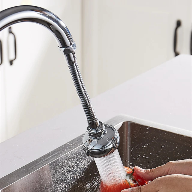 Rotatable Faucet Bubbler Nozzle Extension for Kitchen Faucet Aerator Shower Head Filter Bubbler Kitchen Accessories