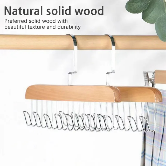Women Storage Bra Hanger Multifunctional Wooden Belt Hanger Sturdy &  Durable Tie Belt Case For Beanie Scarfs Bra Closet Supplies Dark Brown  Color - Karaza Home